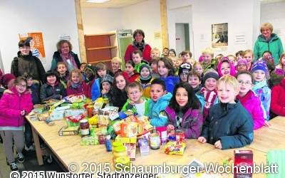 Stadtschule hilft Tafel