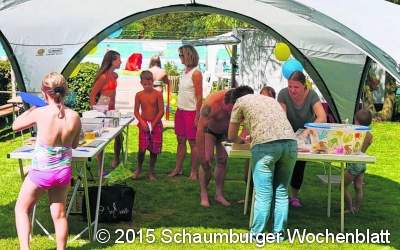 Indianer im Freibad