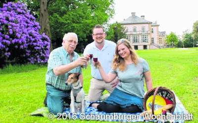 Mit Wein und Baguette - das wird nett