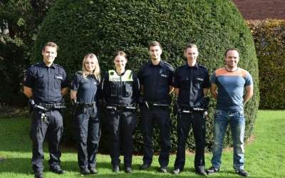 Neue Gesichter bei der Polizei 