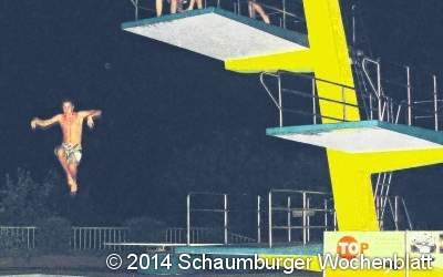 Nachtschwimmen war der Renner