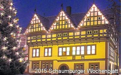 Illuminierte Weihnachtsszenen