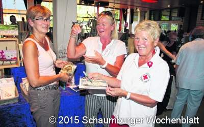 Kunst und Kuchen harmonieren