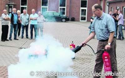 Über vorbeugenden Brandschutz informieren