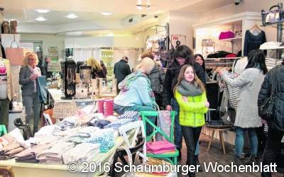 Shoppen und  Spaß haben