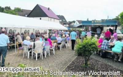 Eine große Sängerfamilie genoss die Gemeinschaft