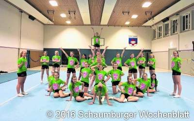 Neue Cheerleading-Gruppe