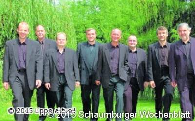 Männerchor plus Harfenklang