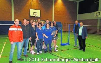 Badmintonbälle dürfen fliegen