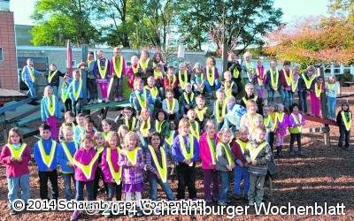 Damit auf dem Weg zur Schule nichts passiert