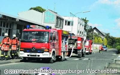 Maschinenbrand endet glimpflich