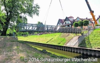 Brücken-Spektakel an der neuen Weserpromenade