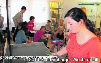 Kunstunterricht findet im Museum statt