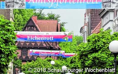 Es wird geschmückt fürs Historische Schützenfest