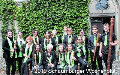 Akkordeon Orchester zu Gast beim RKM-Blockflötenensemble