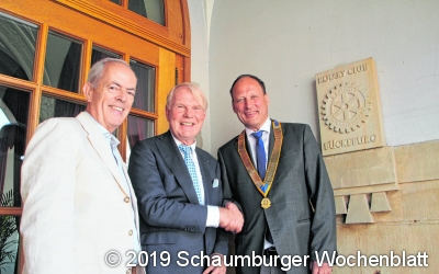 Präsidentenwechsel beim Rotary Club Bückeburg