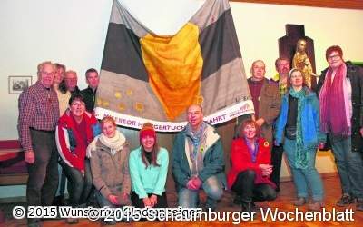 Wallfahrer machen in Wunstorf Halt