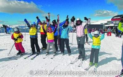 Schaumburger Skihasen auf der Piste unterwegs