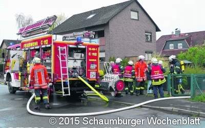 Wäschetrockner fängt Feuer