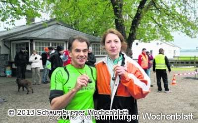 Schnellen Schrittes um die Insel Wilhelmstein