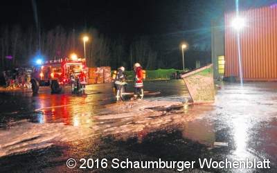 Feuer in Sortieranlage