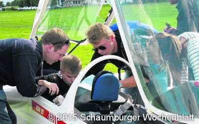 Hoch in der Luft die Freiheit spüren