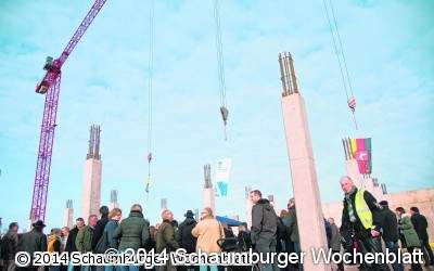 Zeitkapsel verschwindet im Obernkirchener Sandstein