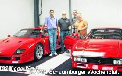 Autoträume in Rot