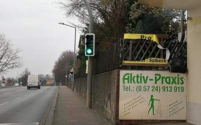 Plakate heruntergerissen