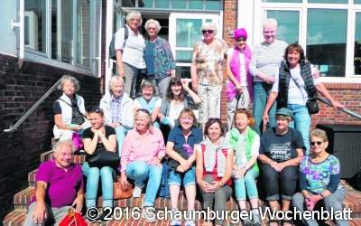 Grüne Damen auf der Insel Juist