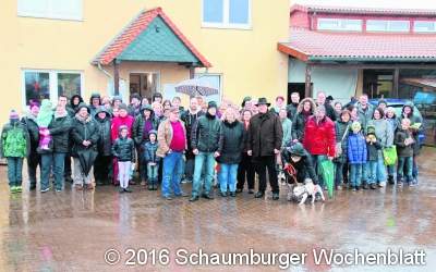 Mehr als 70 Tierfreunde sorgen für Futternachschub
