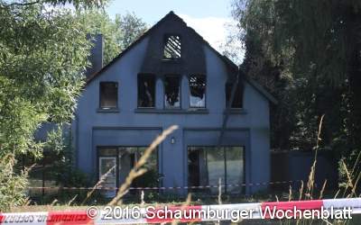 Leer stehendes Haus abgebrannt