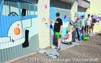 Besondere Location für Sprayer