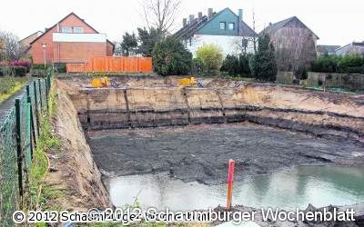 Warum die Baugrube den Anwohnern Sorge bereitet
