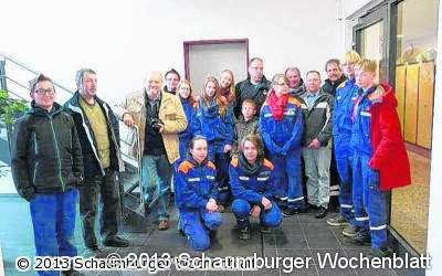 Zur Sicherheit gibt es noch die 30-Kilo-CO2-Löscher