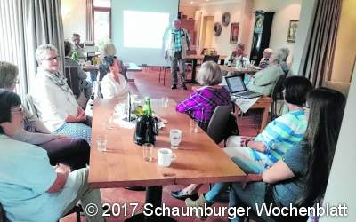 Vortrag im Trocknen statt einer Radtour