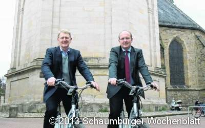 Die Ausflügler sollen auf einer Radroute nach Schaumburg rollen