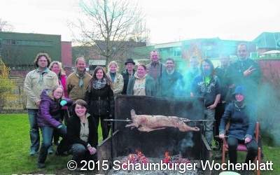 Alternatives Osterfeuer der Pfadfinder