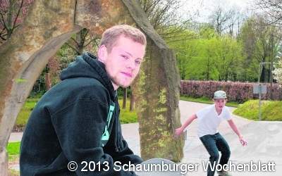 Skater-Contest auf einer neuen Anlage