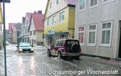 Rodenberg kämpft gegen Hagel und Hochwasser