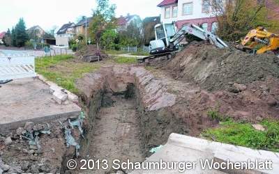 Kreisel schon wieder Baustelle