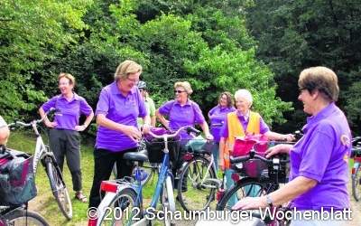 Landfrauen radeln