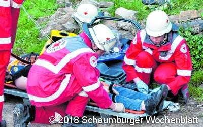 Der DRK-Kreisverband wirbt an der Haustür