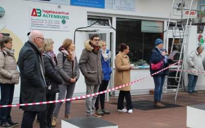 Schon vor dem Startschuss geht der erste baden