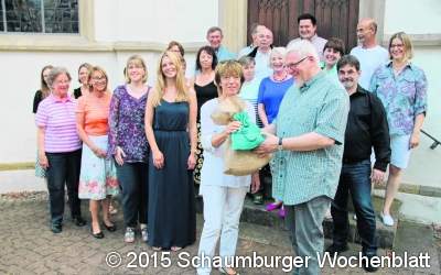 Sänger unterstützen Musiker