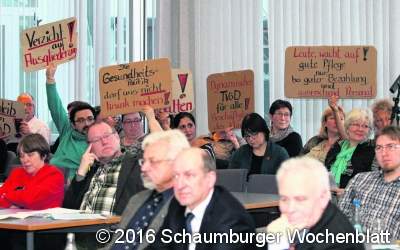 Krankenhausmitarbeiter formulieren ihre Sorgen