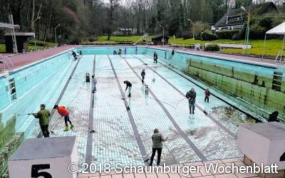 Vier Stunden Arbeit im Bad