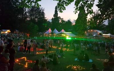 Das Gourmetfest lädt
die Besucher ein