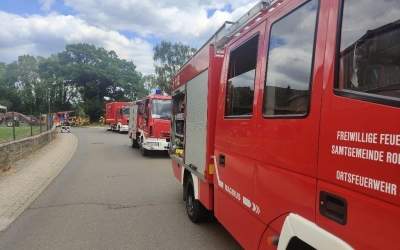 Schaltkasten in Brand geraten