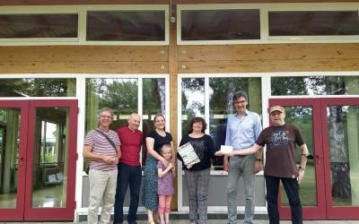 Spende für Ukrainehilfe der Jüdischen Gemeinde